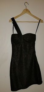 Windsor black one shoulder dress